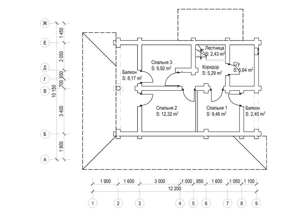 Дом Осенний, 170 м2.