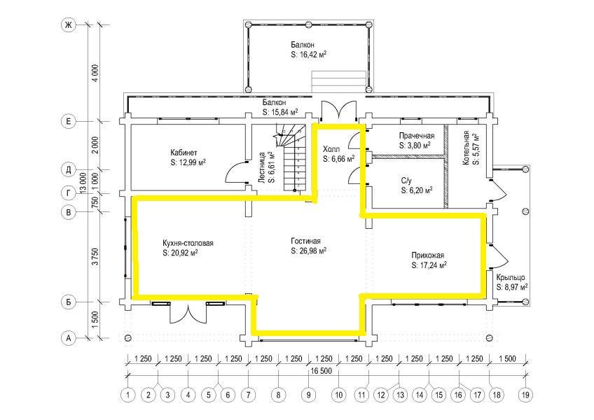 Дом Зимний, 300 м2.