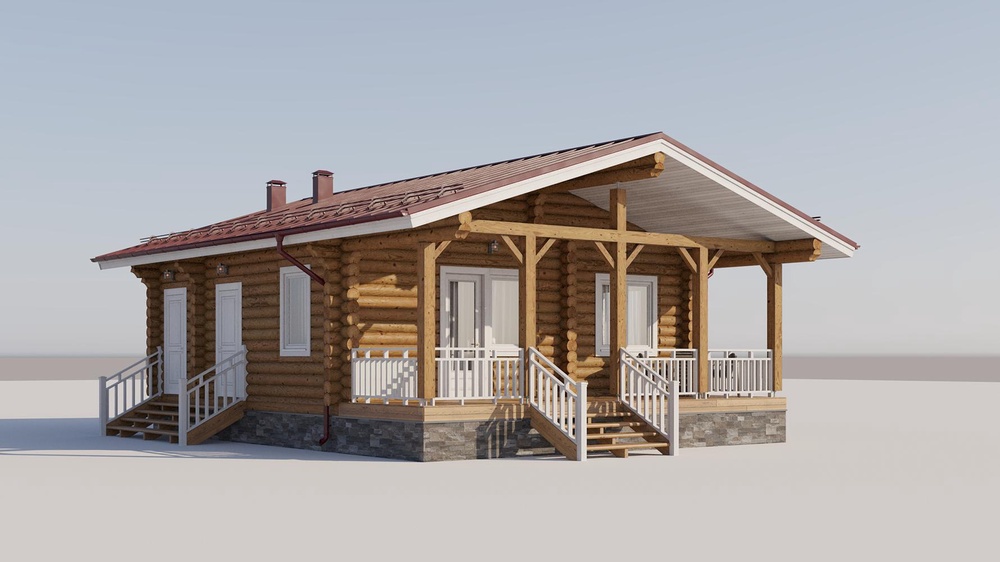 Дом Солнечный, 80 м2.