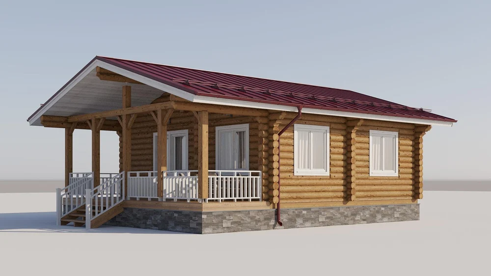 Дом Солнечный, 80 м2.