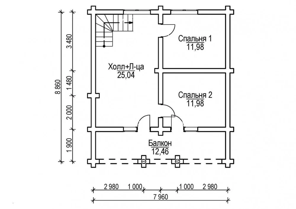 Дом Летний, 140 м2.