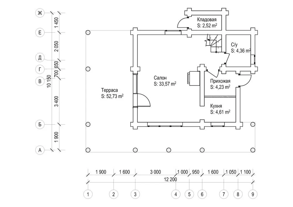 Дом Осенний, 170 м2.