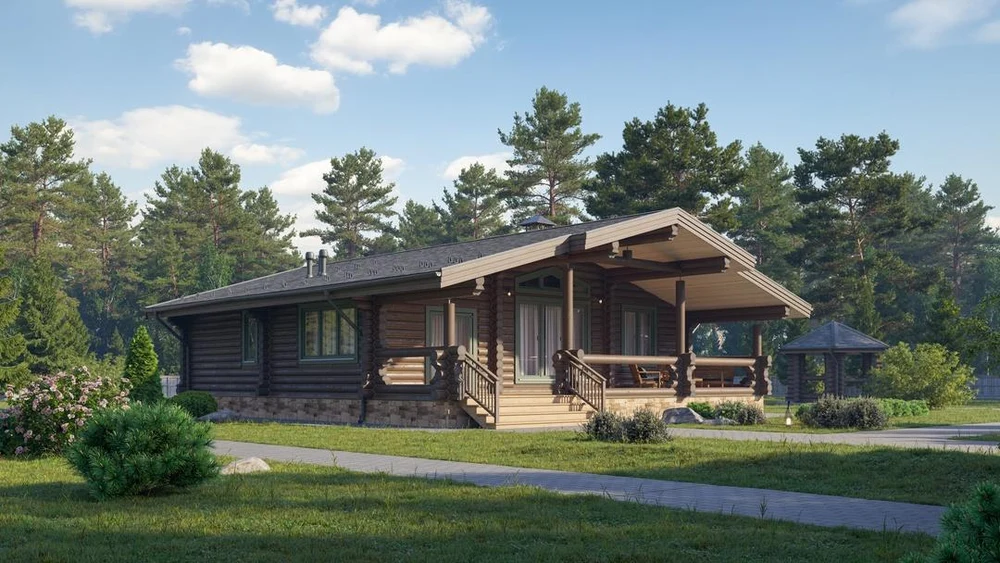 Дом Горный, 150 м2.