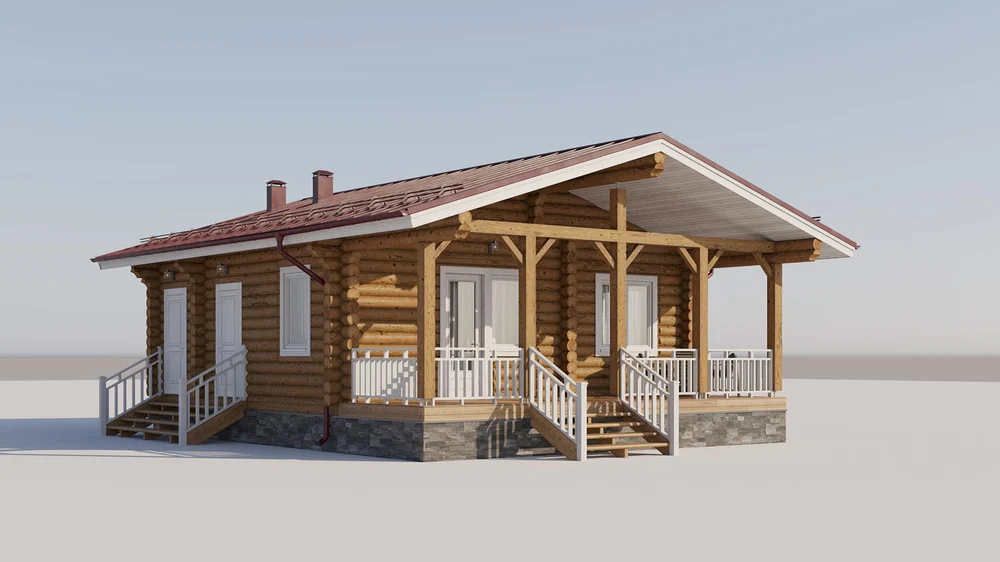 Дом Солнечный, 80 м2.